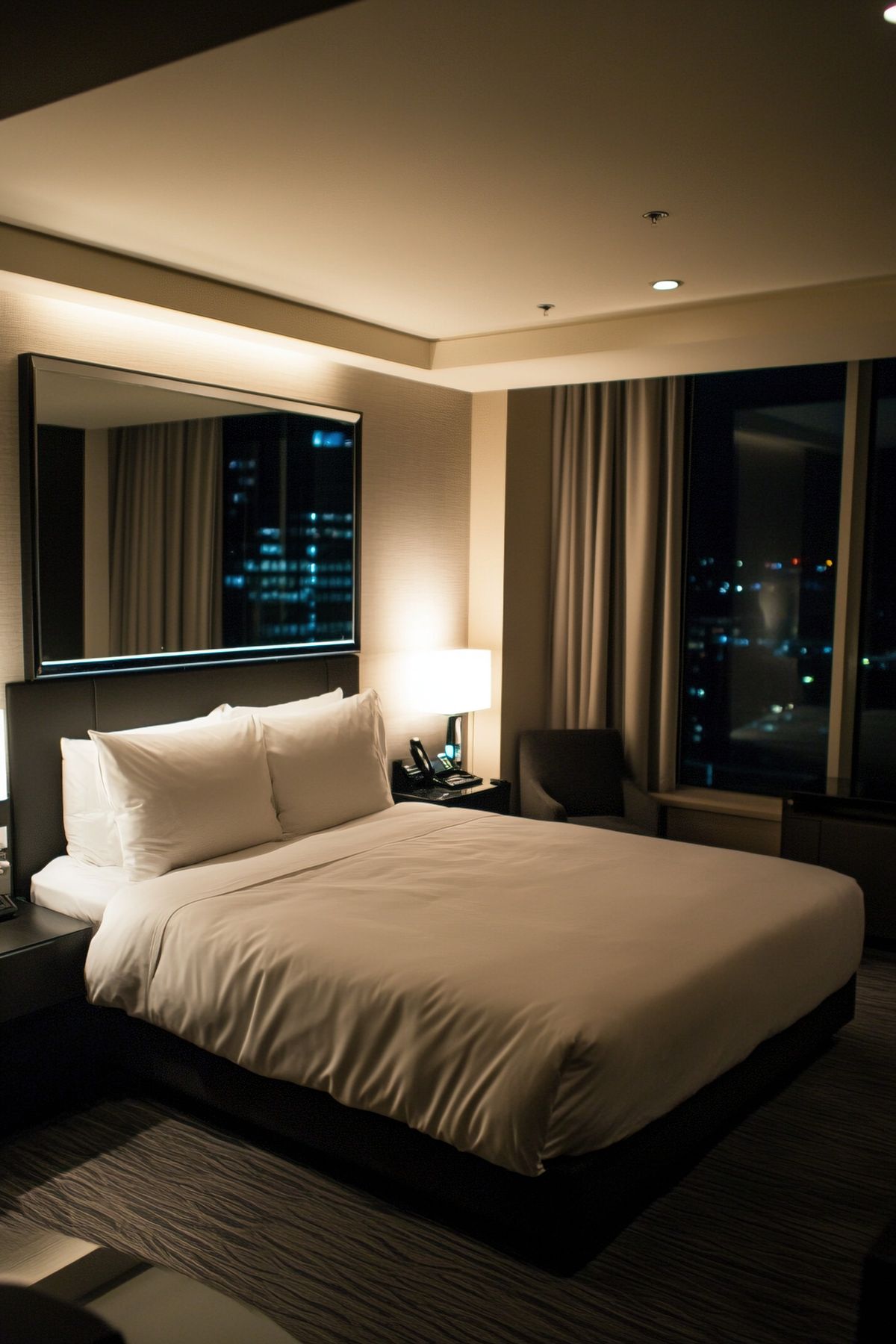 Standard queen room photo placeholder with neutral decor and simple lighting